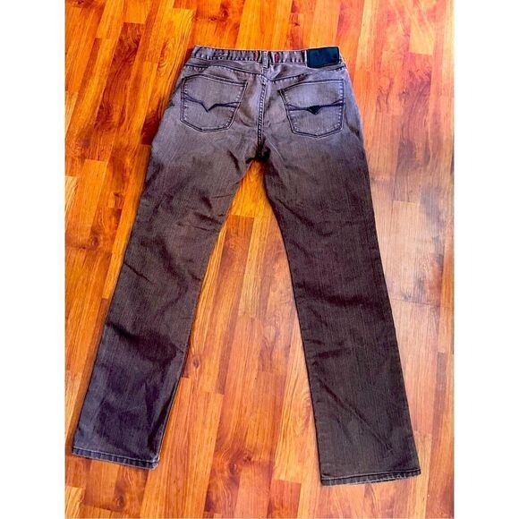 NWOT Men’s Guess Brown acid wash Denim Jeans size 32x32 - Picture 2 of 10